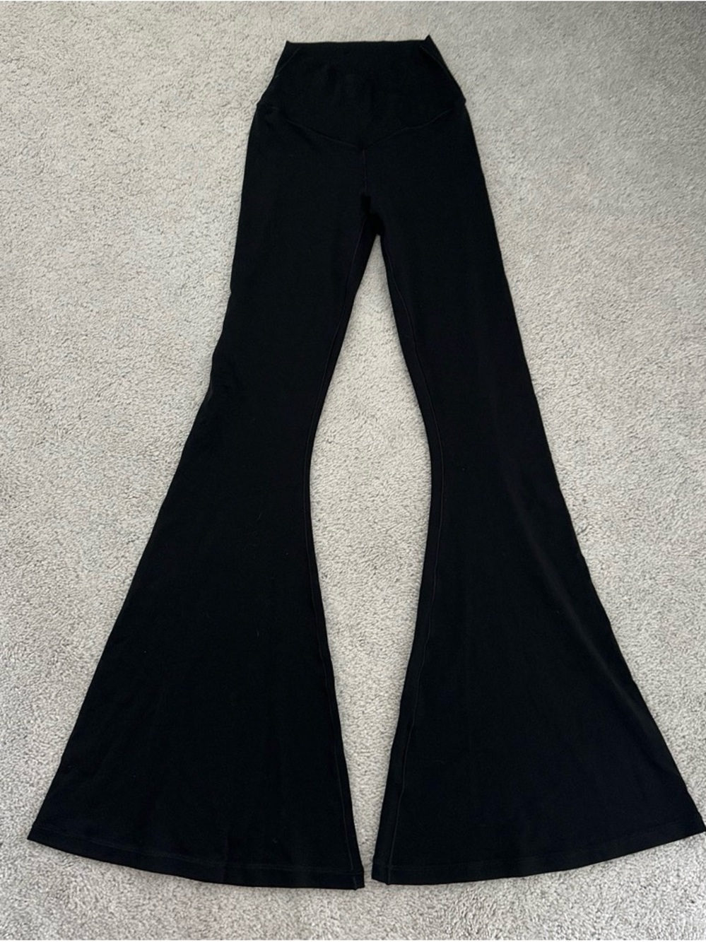 aerie Black High-Waist Flare Yoga Pants